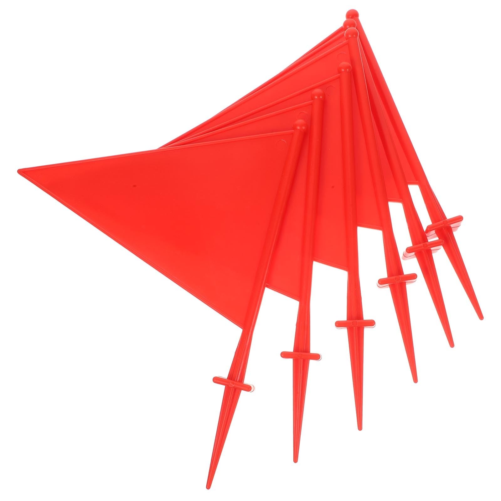 Drapeaux pour irrigation de pelouse Healvian compacts en lot de 6