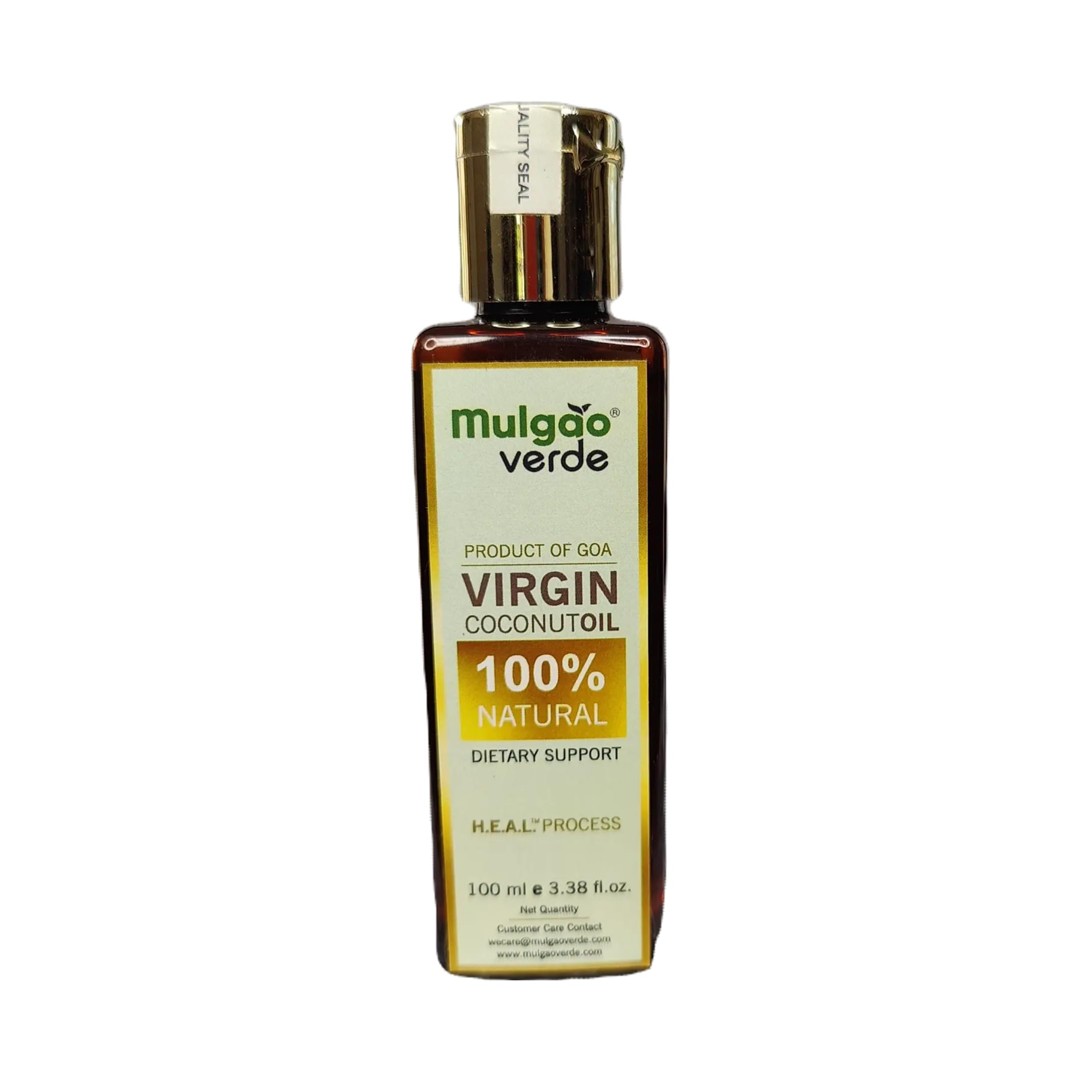 Mulgão Verde | Virgin Coconut Oil | H.E.A.L.™ Process | Premium | Healthy | 100% natural | Versatile usage | 100 ml | Reusable bottle (B0B4RYP67H) Amazon Price History, Amazon Price Tracker