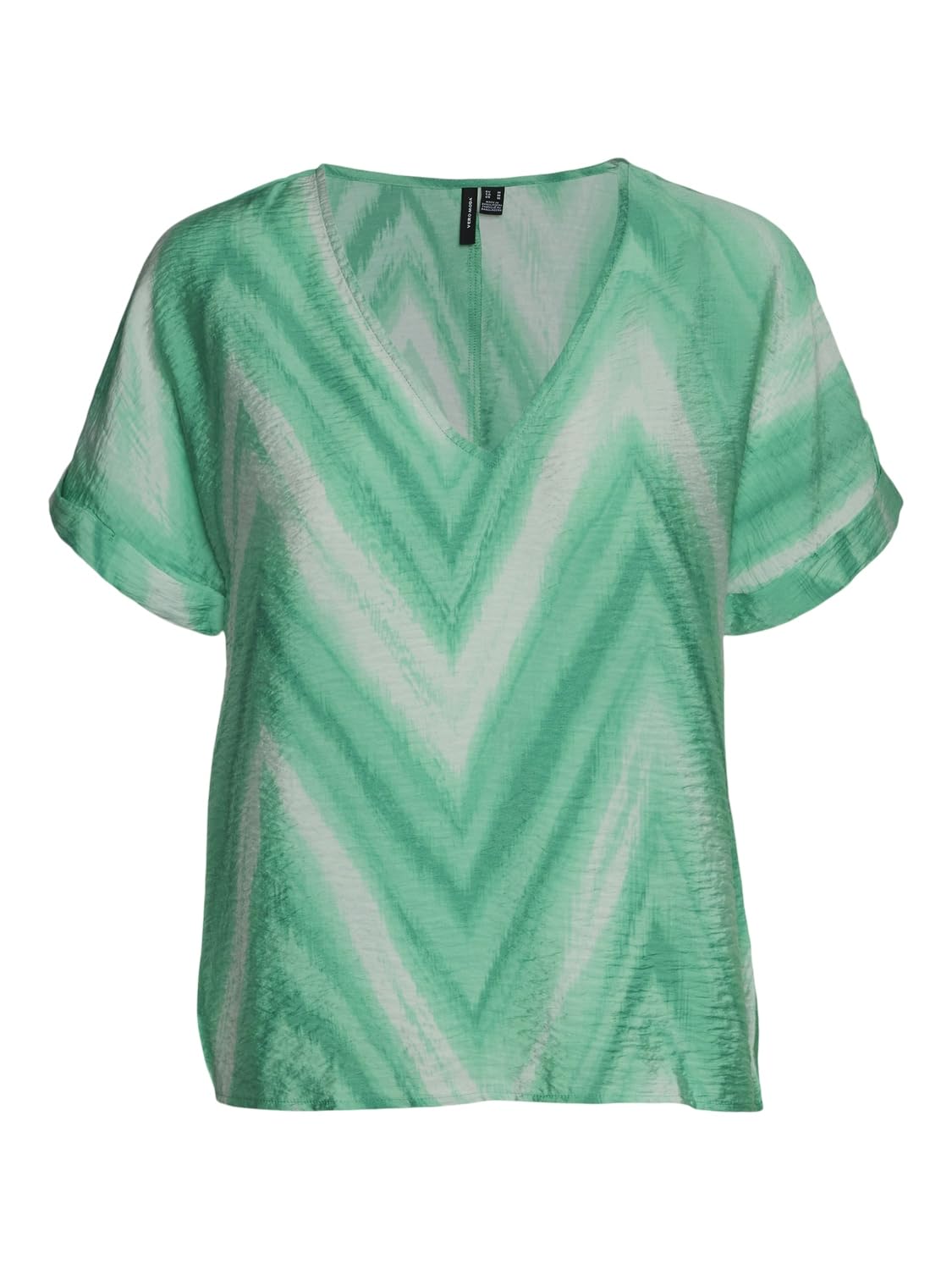 VERO MODA Women's Vmjosie KUA SS WVN Ga Top, Katydid/AOP:KUA, XS