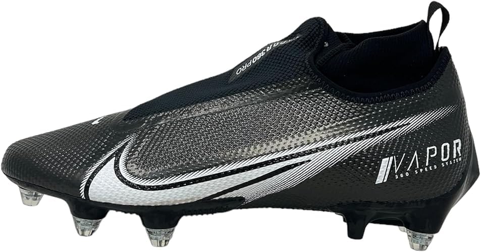 Nike Vapor Edge Pro 360 Men's Football Cleats 'Black White' (CZ7837-001) Size 16
