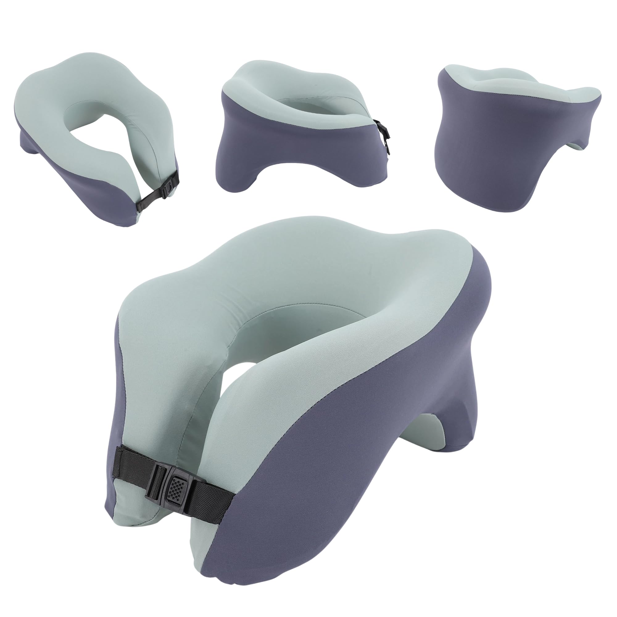 - Lightweight Neck Pillow for Travelling - 100% Hi-Per Foam, Memory Foam Neck Support for Flight, Desk, Car, Ortho & Cervical Relief - Essential Travel Accessories