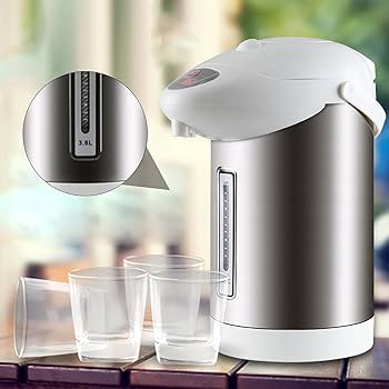 Poyujkyhr Thermopot 3L - Edelstahl Heißwasserspender Mit Temperaturkontrolle