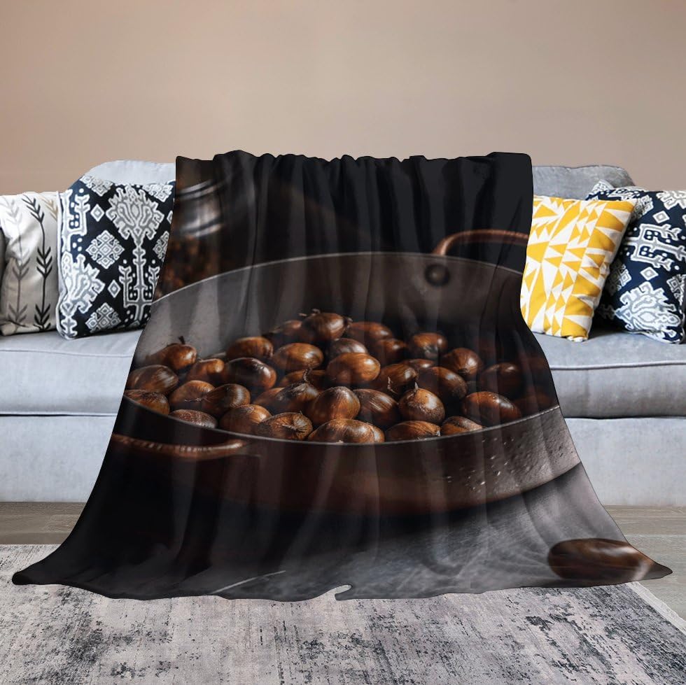Couverture ultra douce micro polaire 152cm - Plaid flanelle léger canapé toutes saisons