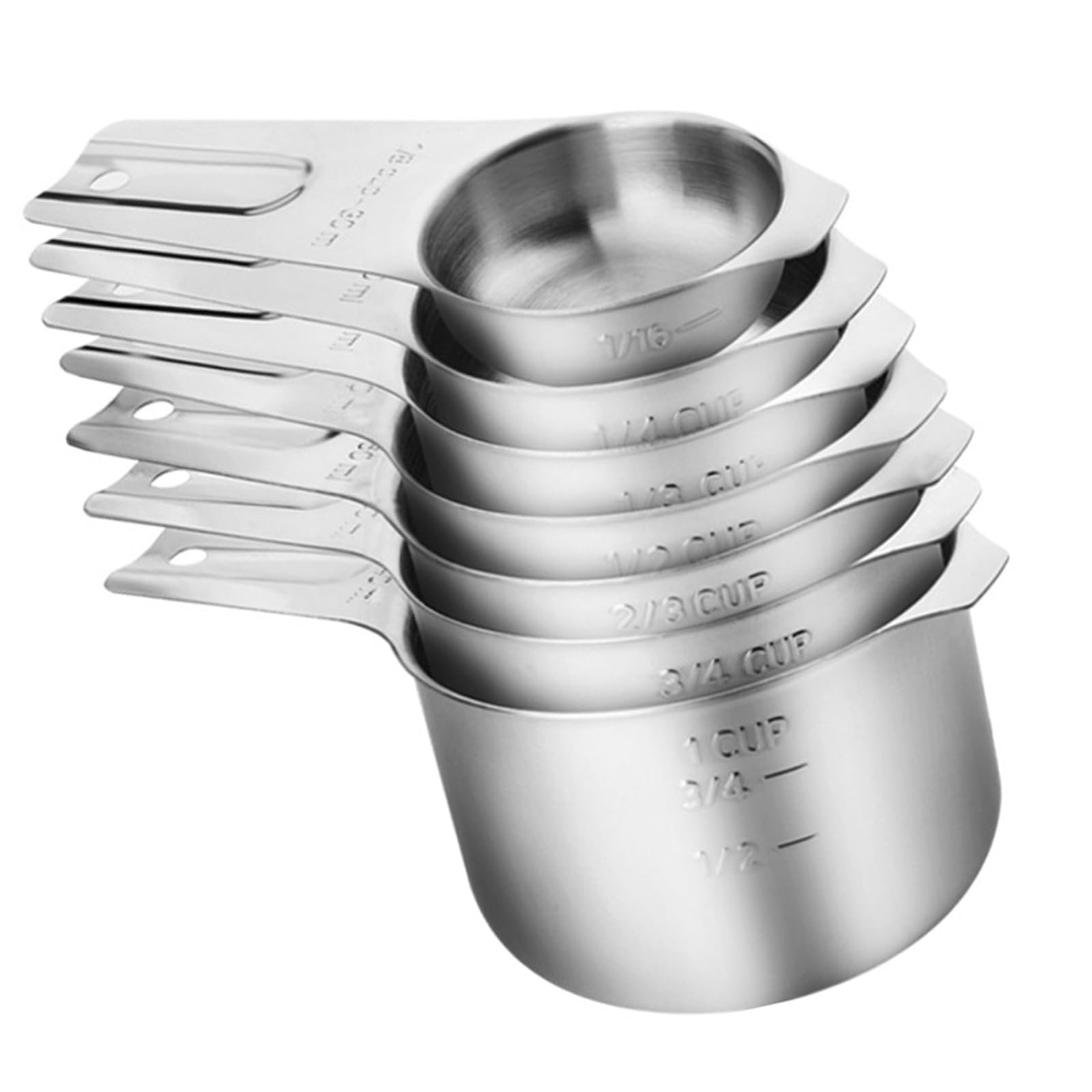 TFAOYS Sturdy Spoon Set with Engravings Gourmets Measuring Spoons Set Functional Stainless Steel Kitchen Utensils Sturdy Cooking Utensils