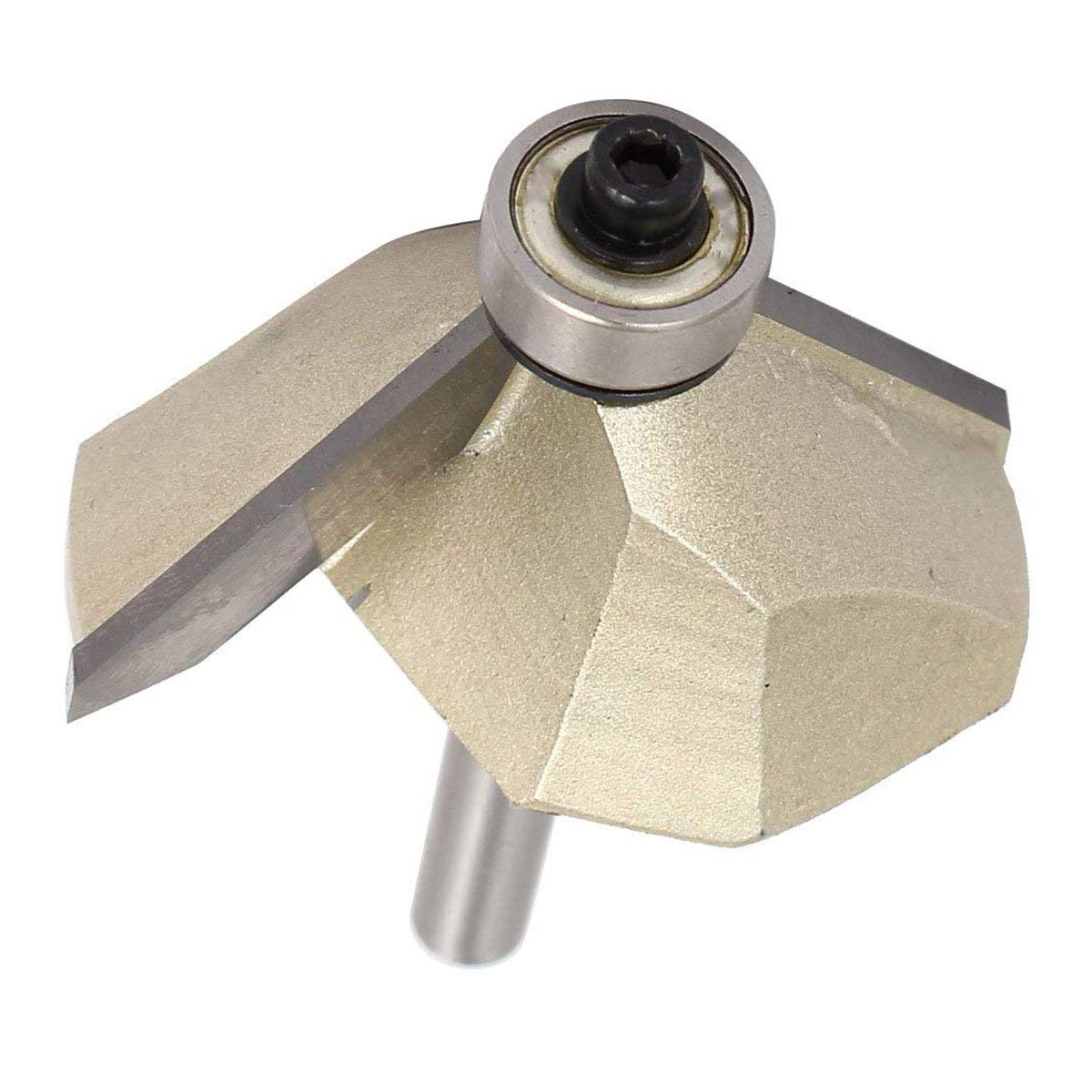 XDENGP Lot De 2 Embouts De Routeur Rainureuse De Style Ogee Avec Tige De 6,35 Mm, Profondeur De Coupe De 9,5 Mm, Stock Jusqu'à 2,5 Cm, Pour Cadre De Porte D'armoire De