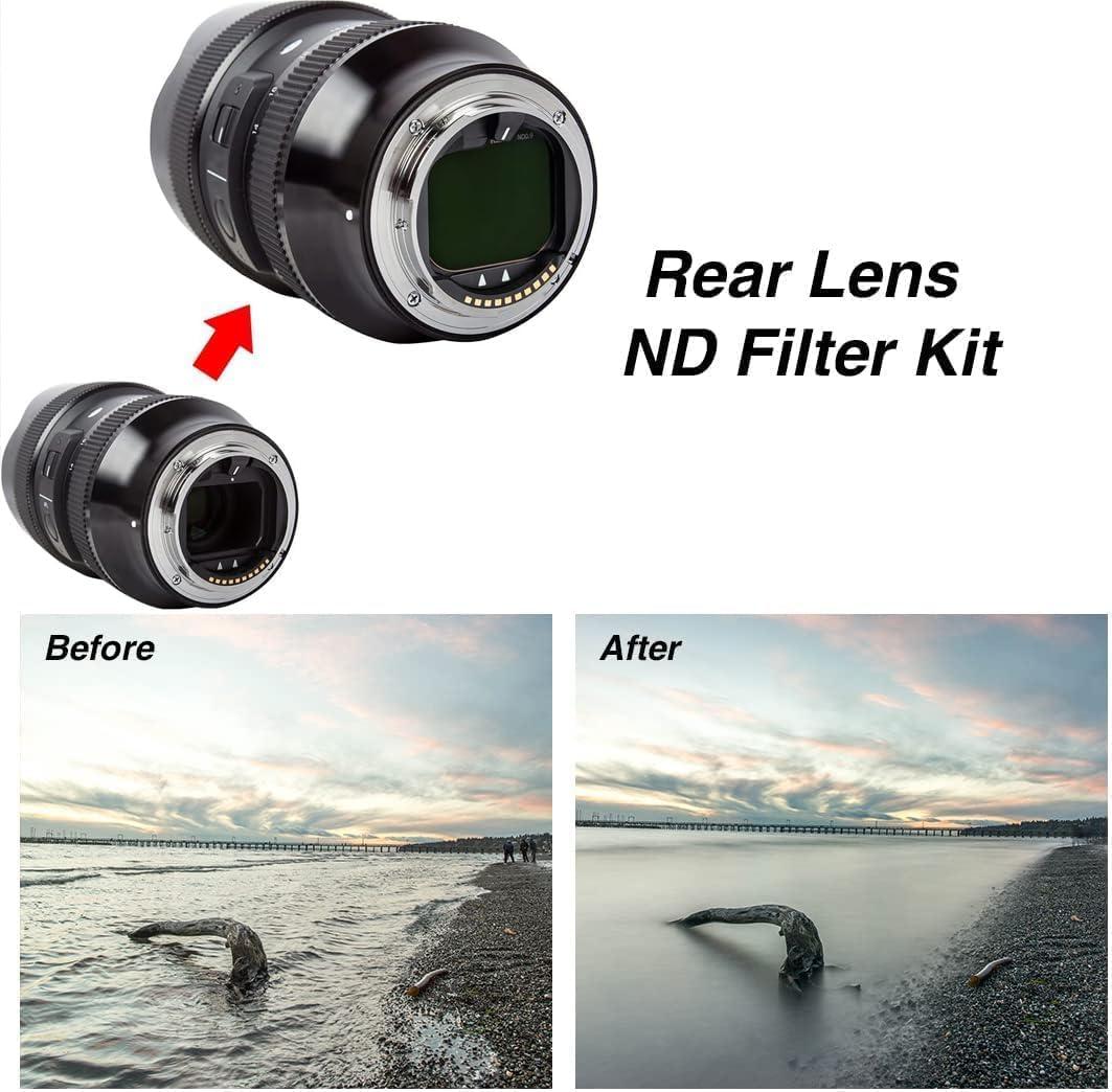 Haida Rear Lens ND Filter Multicoated Optical Glass Water and Oil Resistant Nano Coating (Rear Lens 4 ND Filter Kit)