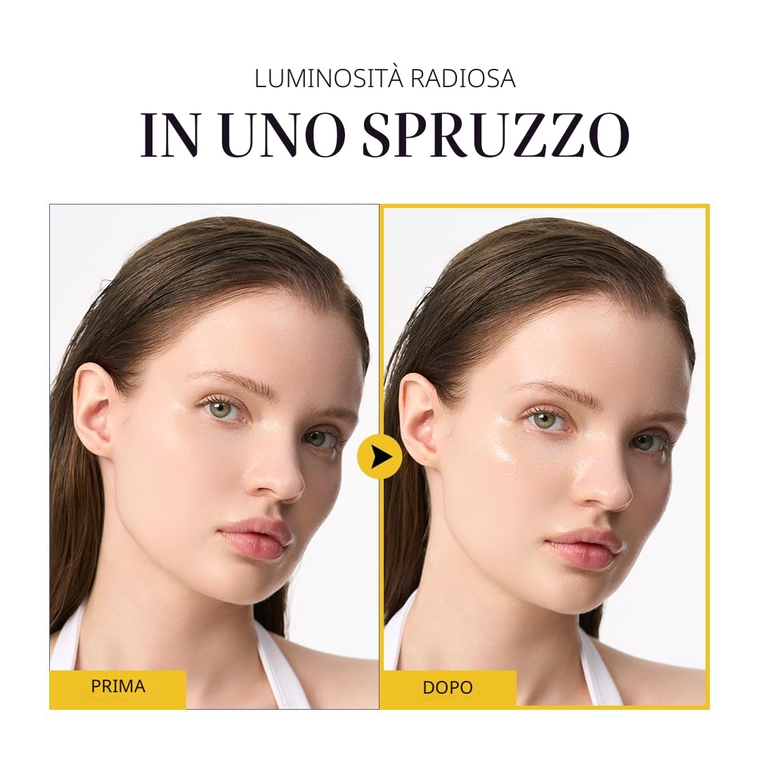 d'Alba Siero First Spray Serum al Tartufo Bianco Italiano, Skincare Cura della Pelle Vegana, Spray Viso Idratante e Illuminante per la Pelle Luminosa, Cura Coreana Completa Tutto in uno (100ml)