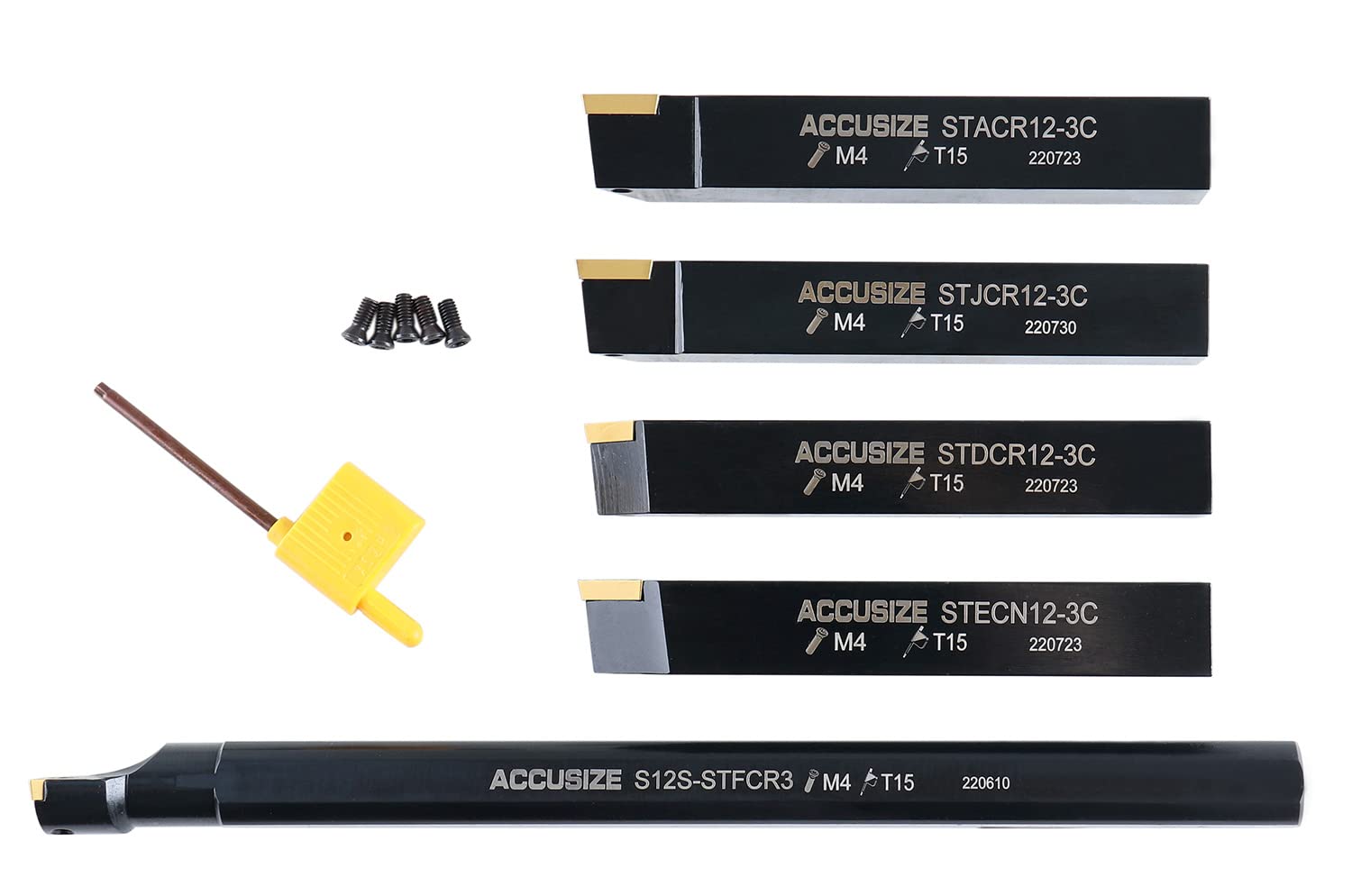 Accusize Industrial Tools Mini Indexable Turning Tool Boring, 3/4 in — Amazon image 4