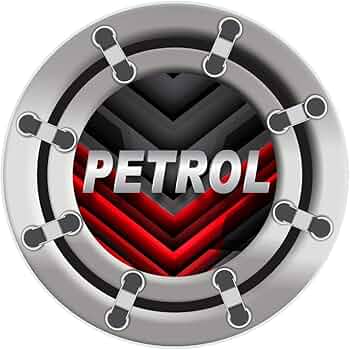 JUST CARE Petrol Sticker/Decals/Fuel Badge/Graphics Self-Adhesive For Universal Car (New Petrol Red Sticker)