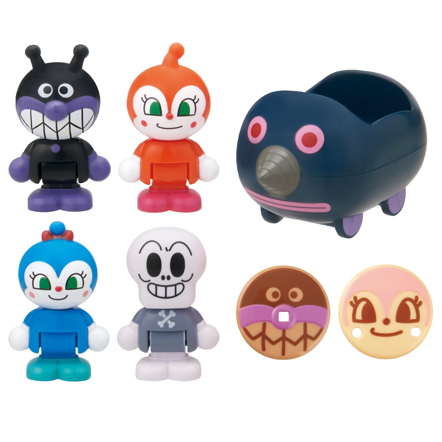 アンパンマンはじめてハウスドール もぐりんで出発! ばいきんまんセット