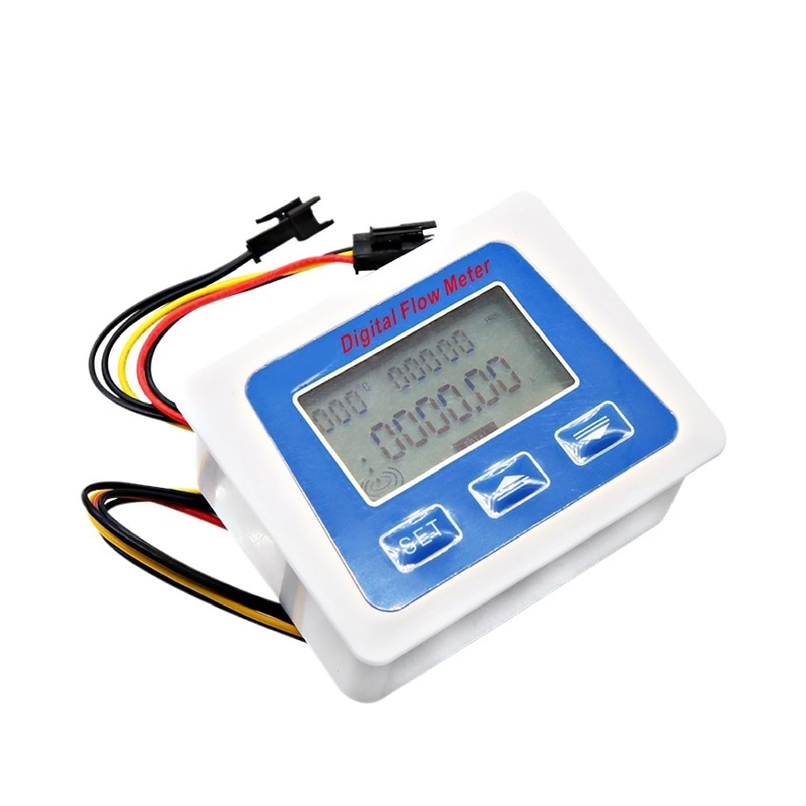 BALYDLUL Smart Electronic Water Meter Low Power Consumption Digital Display Flowmeter Battery Powered DC5V