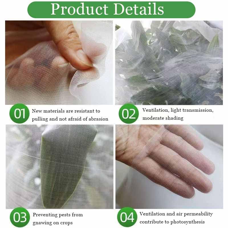 Rete Anti Insetti,Rete Anti Insetti per Orto,Rete di Protezione dagli Insetti,Rete Anti Uccelli,Rete di Protezione delle Piante,Reti Protettive da Giardino,Colture e Serre(3 * 10m)