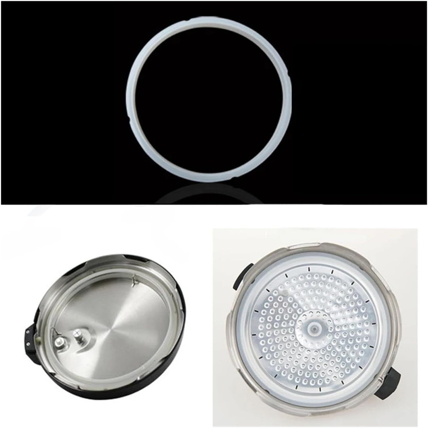 18/20/22/24cm Gasket Cooker Lid Sealing Ring Pressure Replacement For 2-6L Gaskets(24CM)