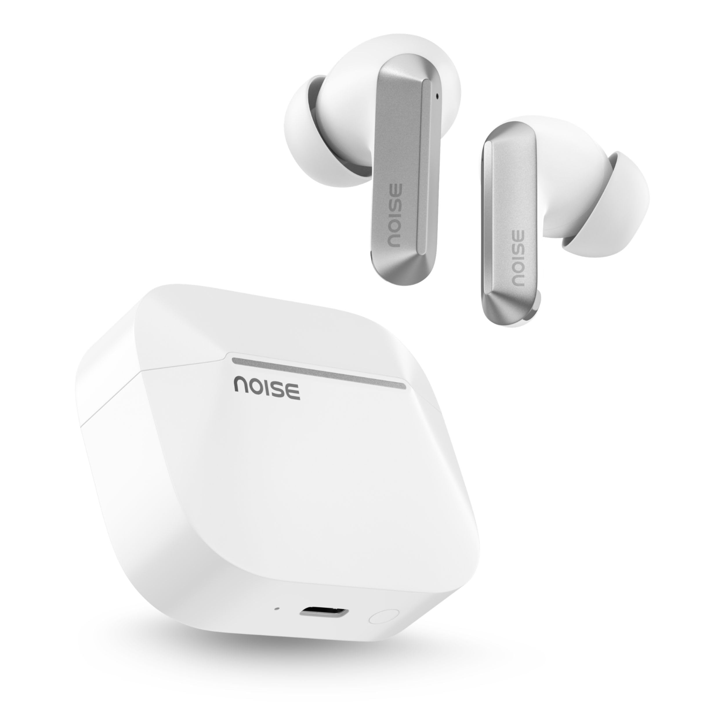 Noise ALT Buds(S), 45Hrs Playtime, Quad mic ENC, App Support, Instacharge, Dual Pairing, Low Latency, 11 mm Drivers, BTv6.0, Bluetooth Ear Buds, TWS (Chosen White)-image-36