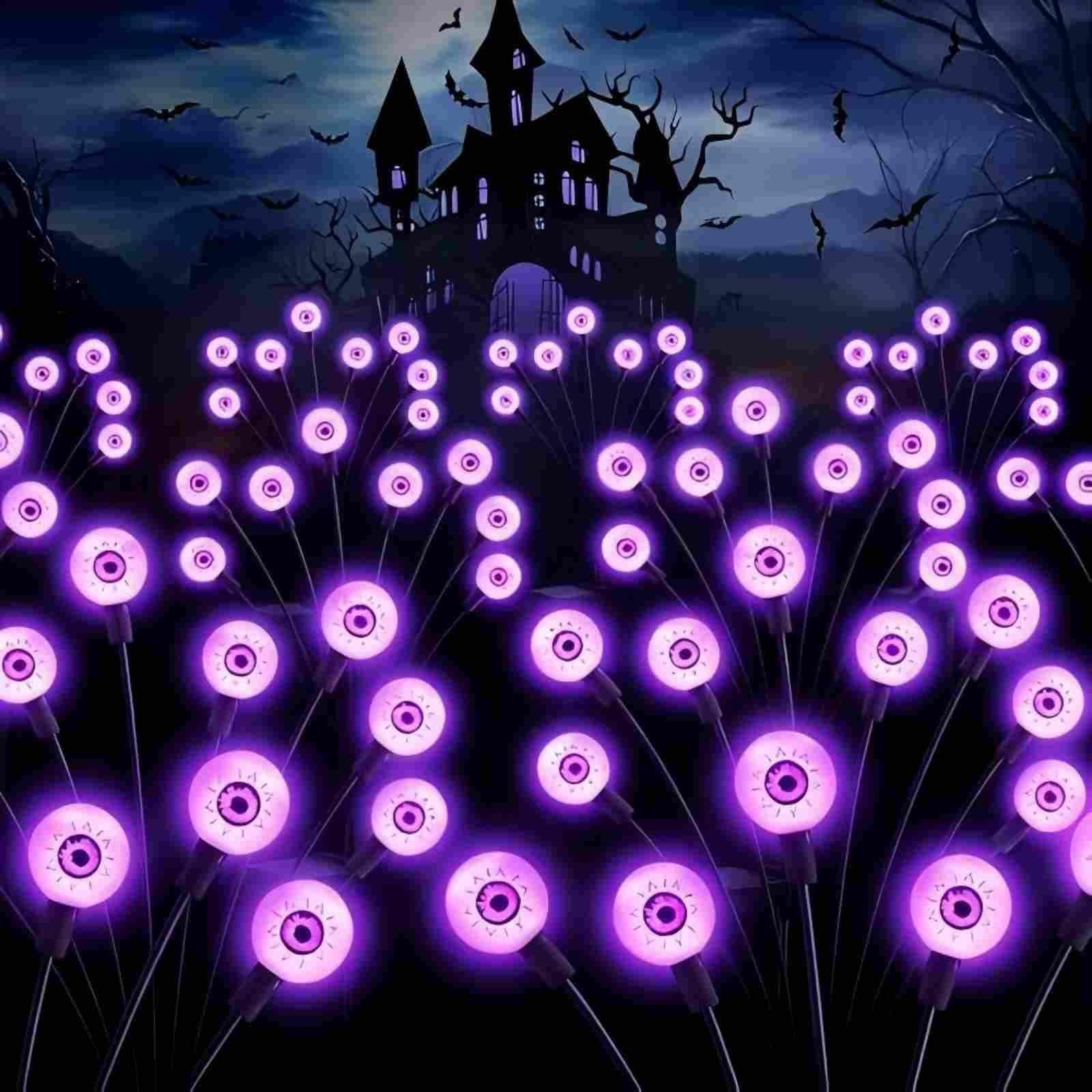Decorazioni Halloween Esterno, Luci a Picchetto Halloween