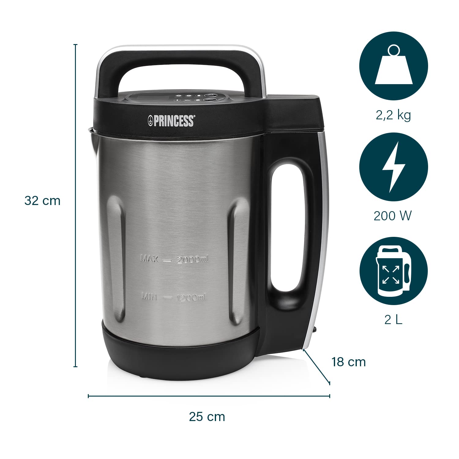 Princess 214002 Blender soupe