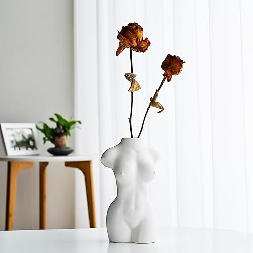Miniatura 3 de Florero de cuerpo femenino para mujer, macetero de forma anatómica, florero creativo para decoración de baño, florero bohemio para decoración de