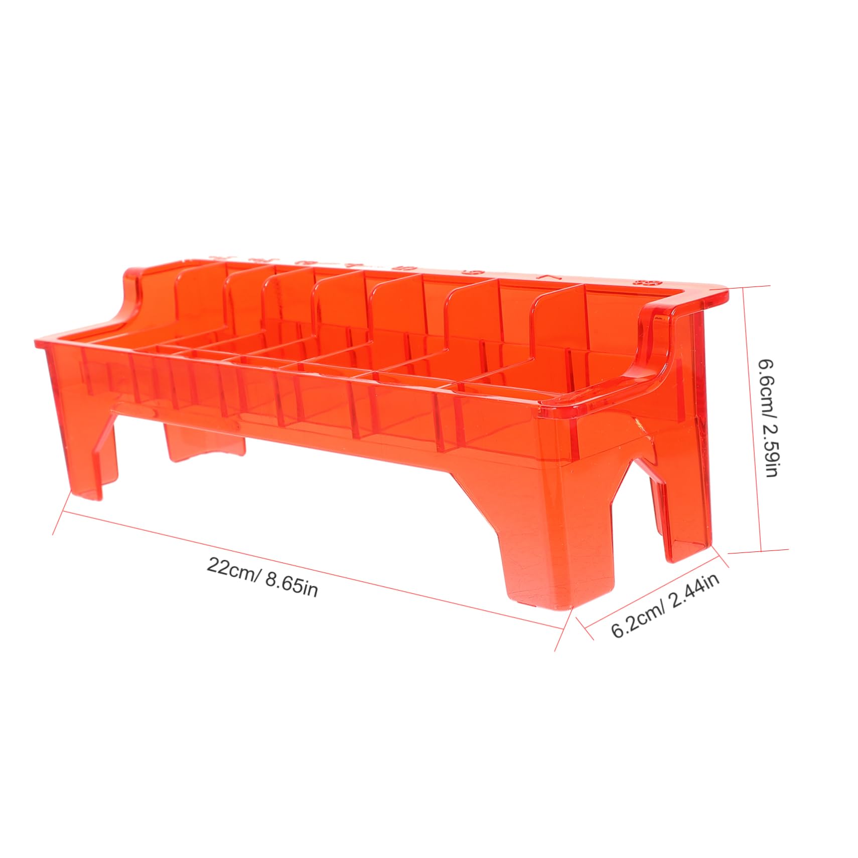 Mikinona Clipper Guard Holder Storage Box Barber Tool Organizer with Slots for Limit Combs Practical Design for Hair Clippers for Home Salon Use Style