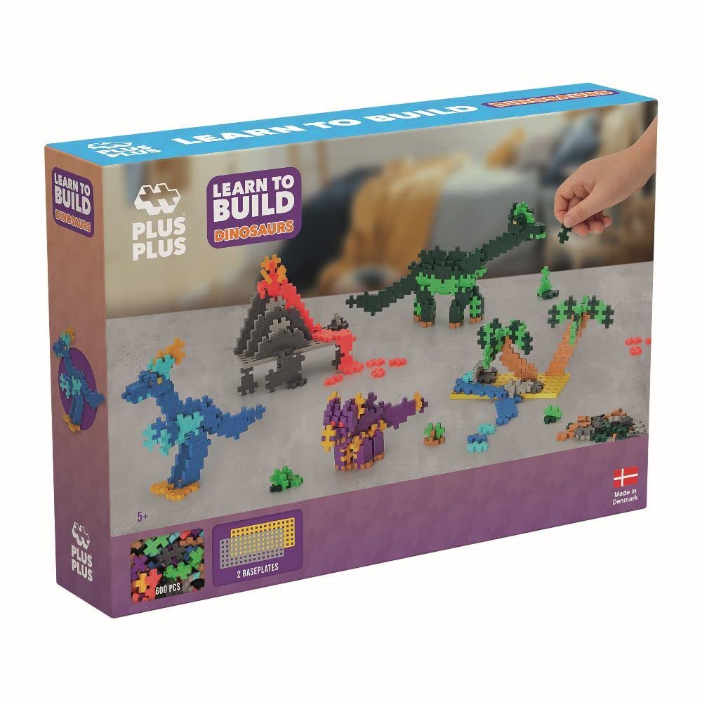 Plus Aprende A Construir Dinosaurios | Puzzles 3D | Puzzle 5 Años | Juegos Educativos Niños 5 Años | Juegos De Cartas | Rompecabezas Niños 600 Piezas
