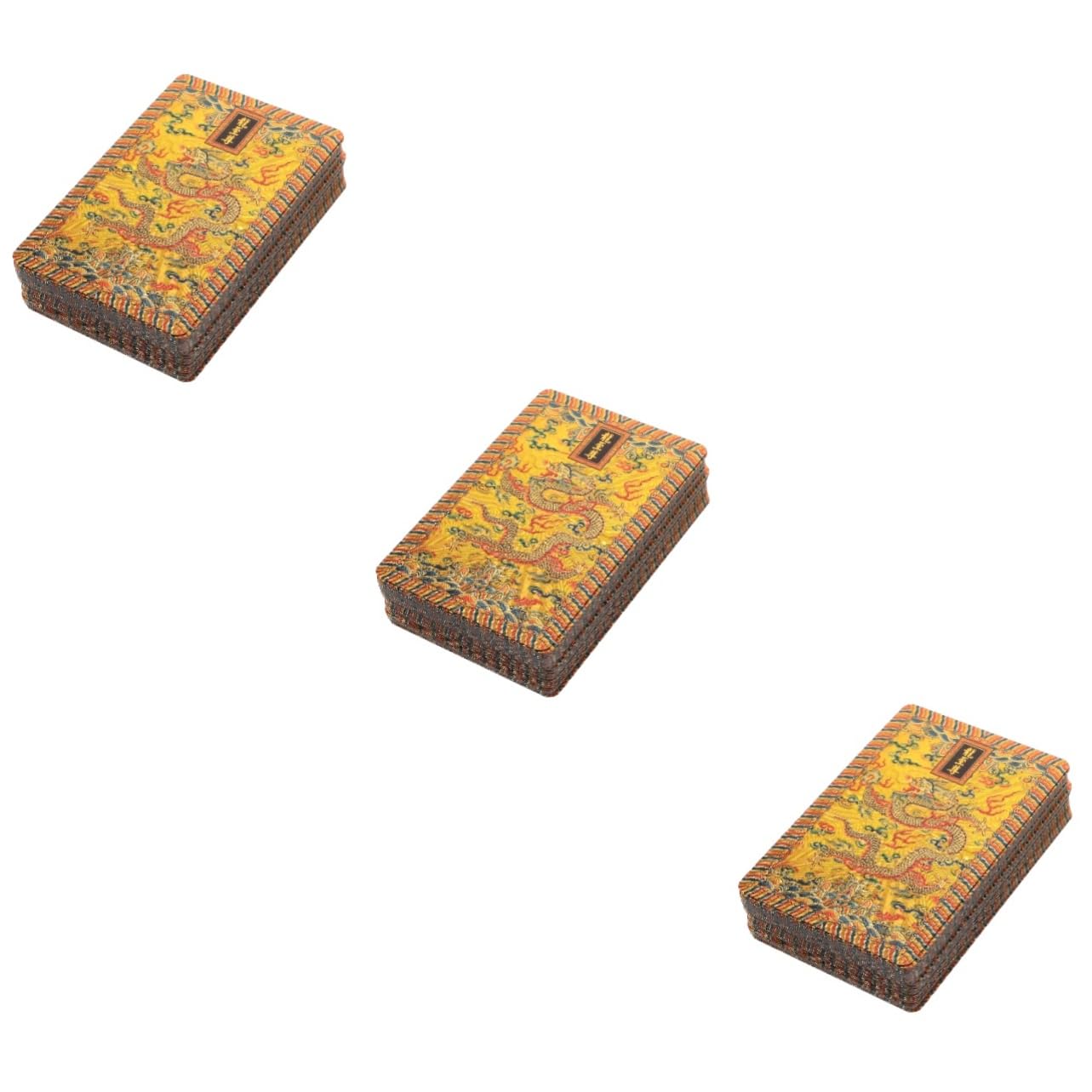VICASKY 3confezioni Carte Da Poker Con Finitura Dorata Gioco Di Intrattenimento Per Feste Materiale Facili Da Mescolare Di Qualità Per Famiglie e Viaggi