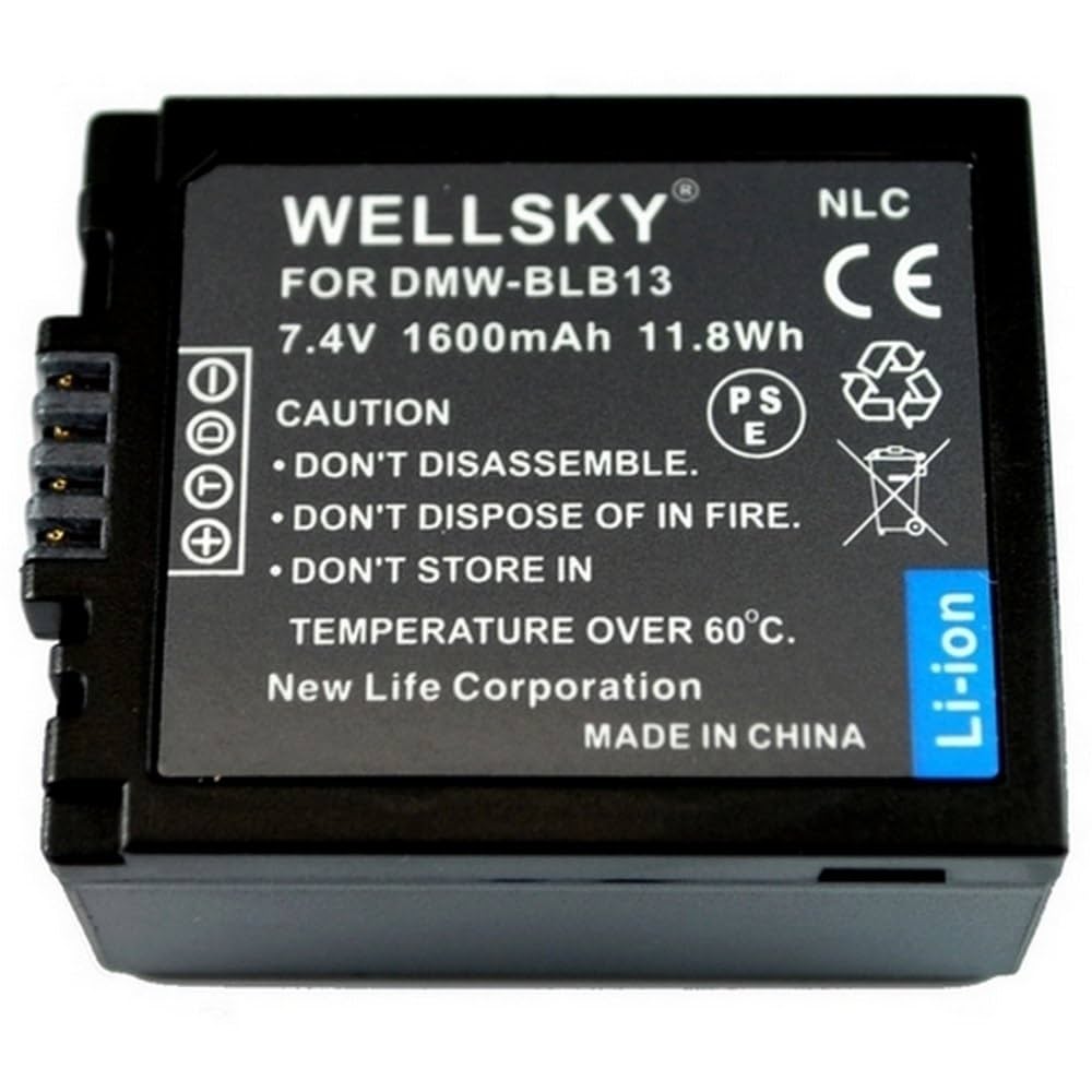 【新品未使用】Panasonic DMW-BLB13 純正 Amazon.com : Panasonic DMW-BLB13 Battery for G10K, G1K, G2K