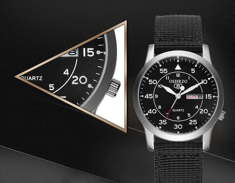 Image of Gosasa Unisex Military Watches Sport Textile Nylon Strap Stylish Men Watch Luminous Fashion Watches Analog Display Quartz Waterproof Casual Wristwatch