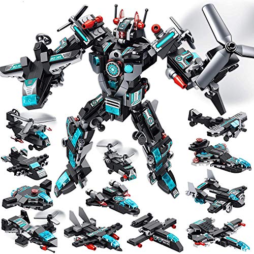 STEM Building Toys, 577PCS Robot Building Bricks Toys 25-in-1 STEM Toys for 6 Year Old Boys Creative Construction Toys Engineering Vehicles Blocks Kit for Kids Age 6 7 8 9 10 11 Year Old