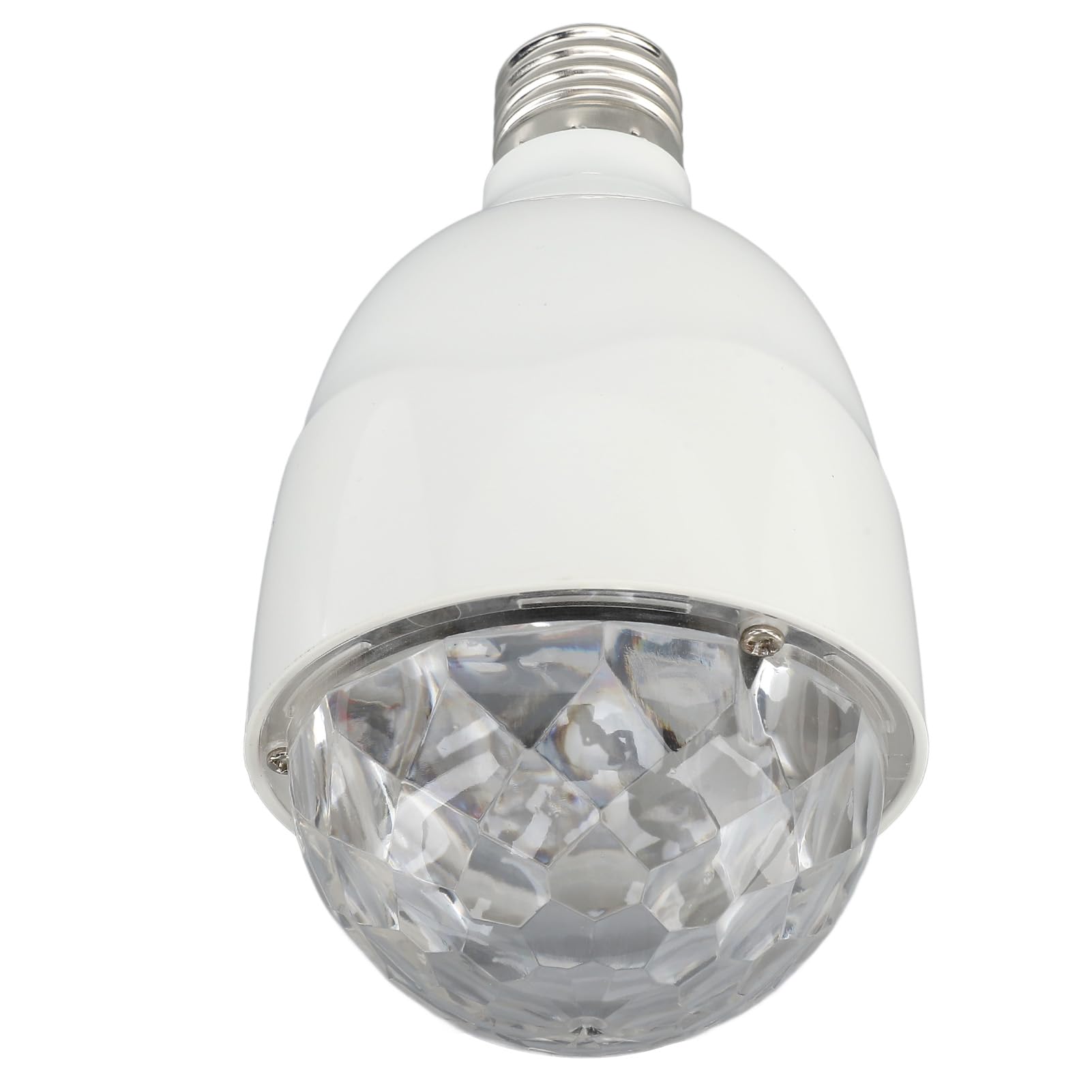 Lampa Kulowa Dyskotekowa RGB Obrotowa żarówka LED na imprezę, Aktywowana Dźwiękiem Lampa Sceniczna E27 z Pilotem, światło Stroboskopowe RGB w Kształcie Kuli Dyskotekowej na