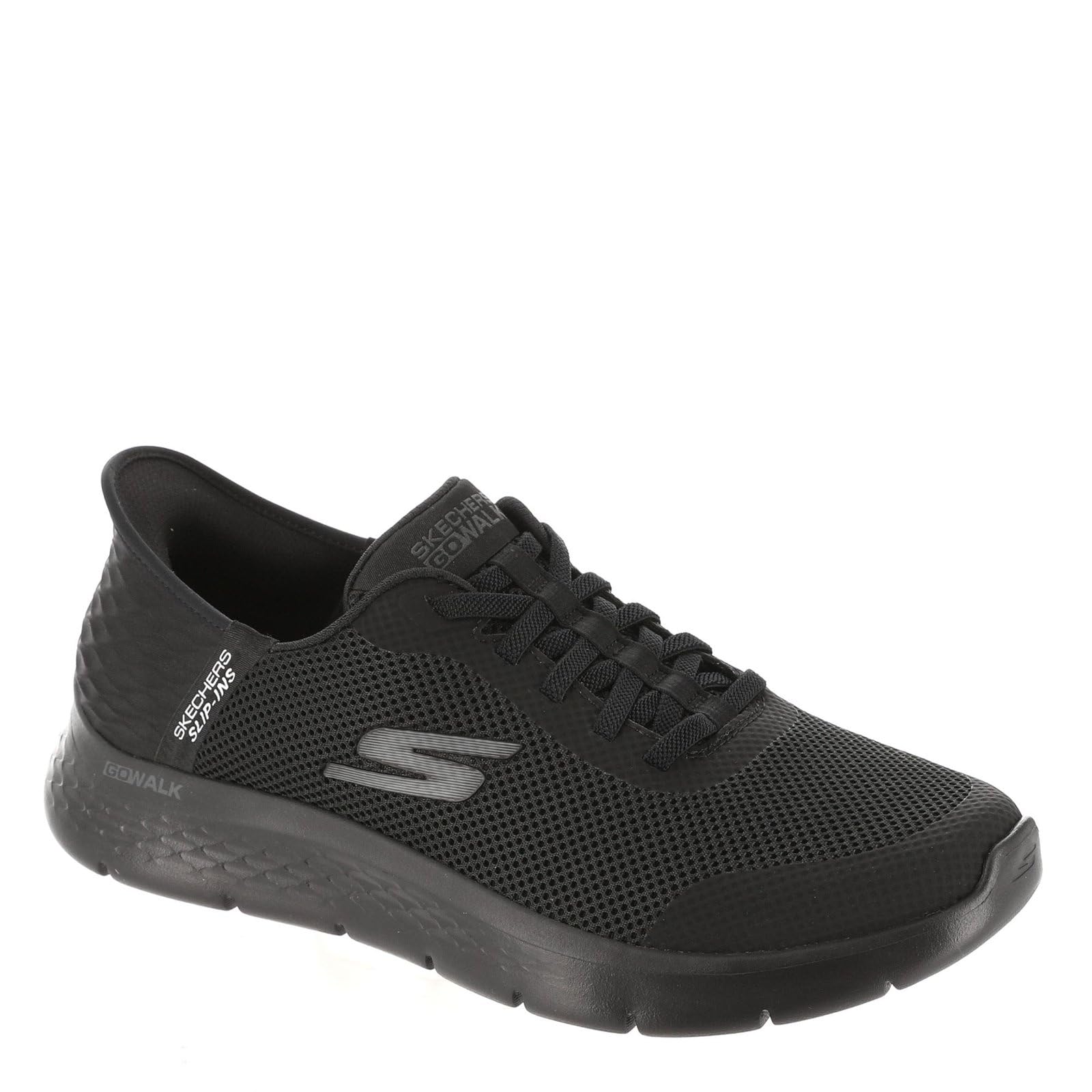 Skechers Men's Go Walk Flex Hands Free Slip-ins Sneaker, Black, 7.5 UK