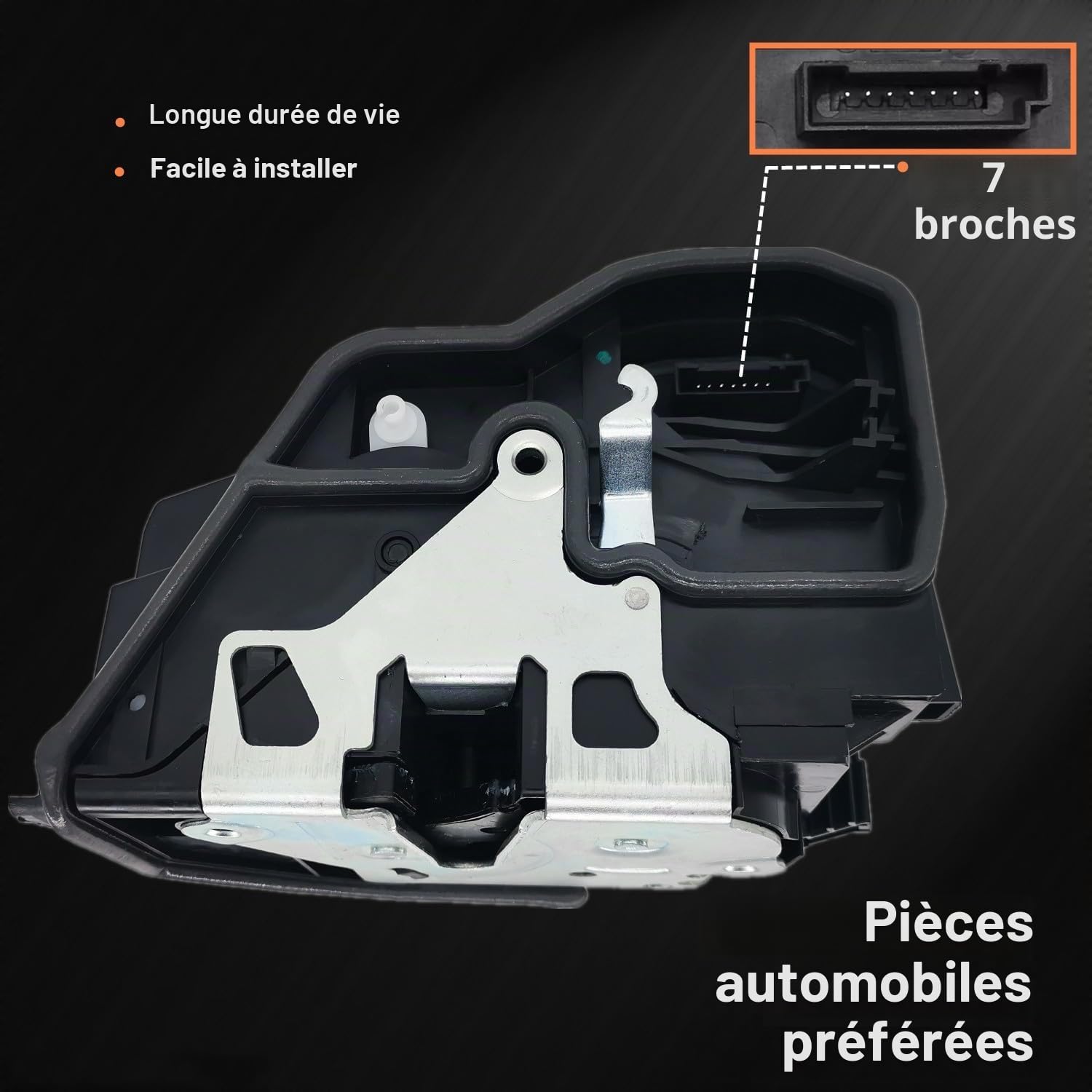 Actionneur serrure porte avant gauche,Pour BMW Série 1 E81 E82 E87 E88 F20 F21 Série 3 E90 E91 E92 E93 F30 F31 F32 F33 Série 5 E60 E61 F10 F11 Série 7 E65 E66 X1 X3 X5 X6 Z4,51217202143