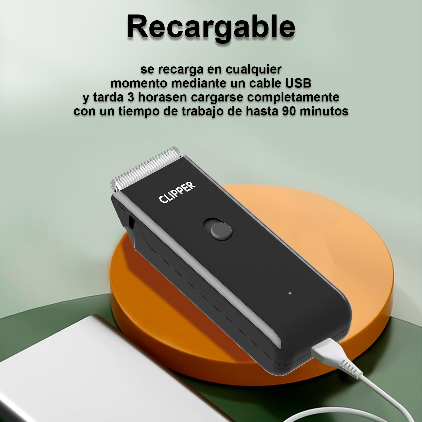 Maquina Cortar Pelo Perros Profesional Cortapelo Gato Silencioso con Cuchilla de Cerámica, Maquina Mascotas Eléctrico, IPX7 Impermeable (Negro)