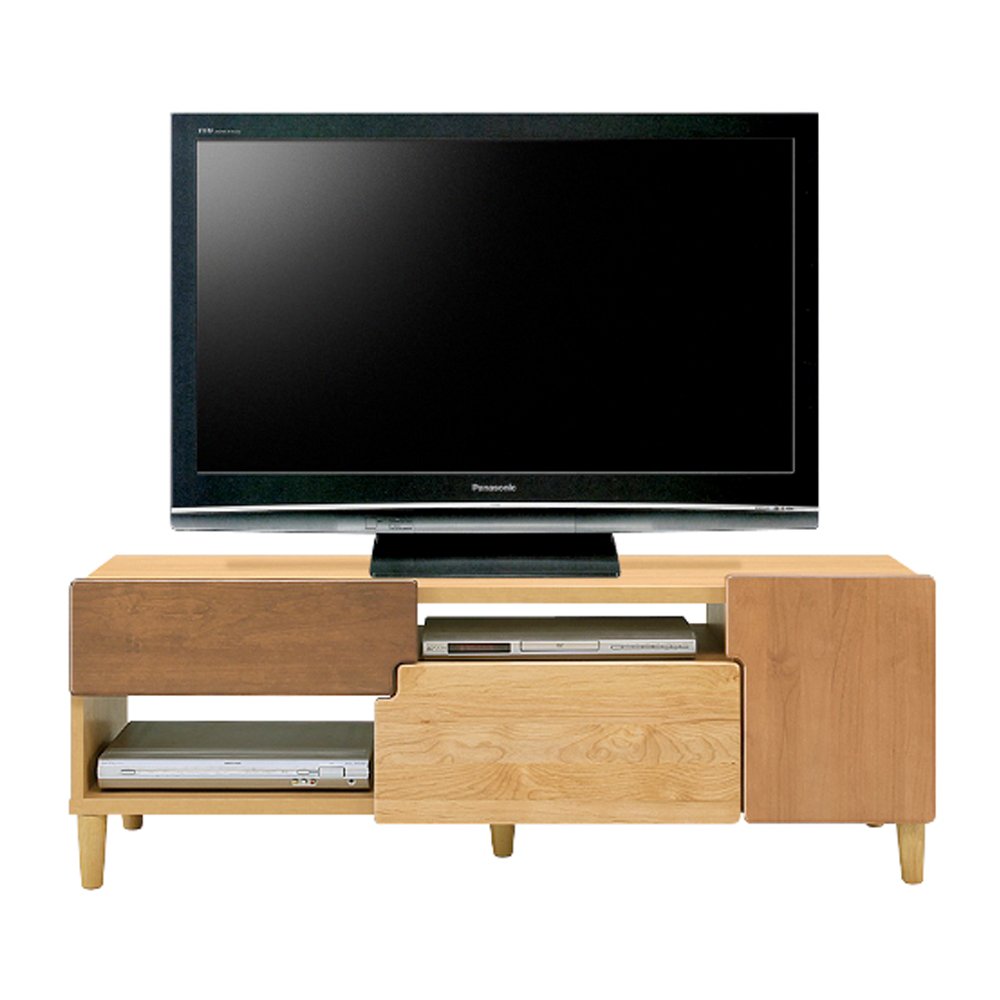OSLO TV BOARD アルダー材 テレビ台 W1350 楽天市場】TVボード W1350 D420 H480 OSLO 大川家具 国産 日本製