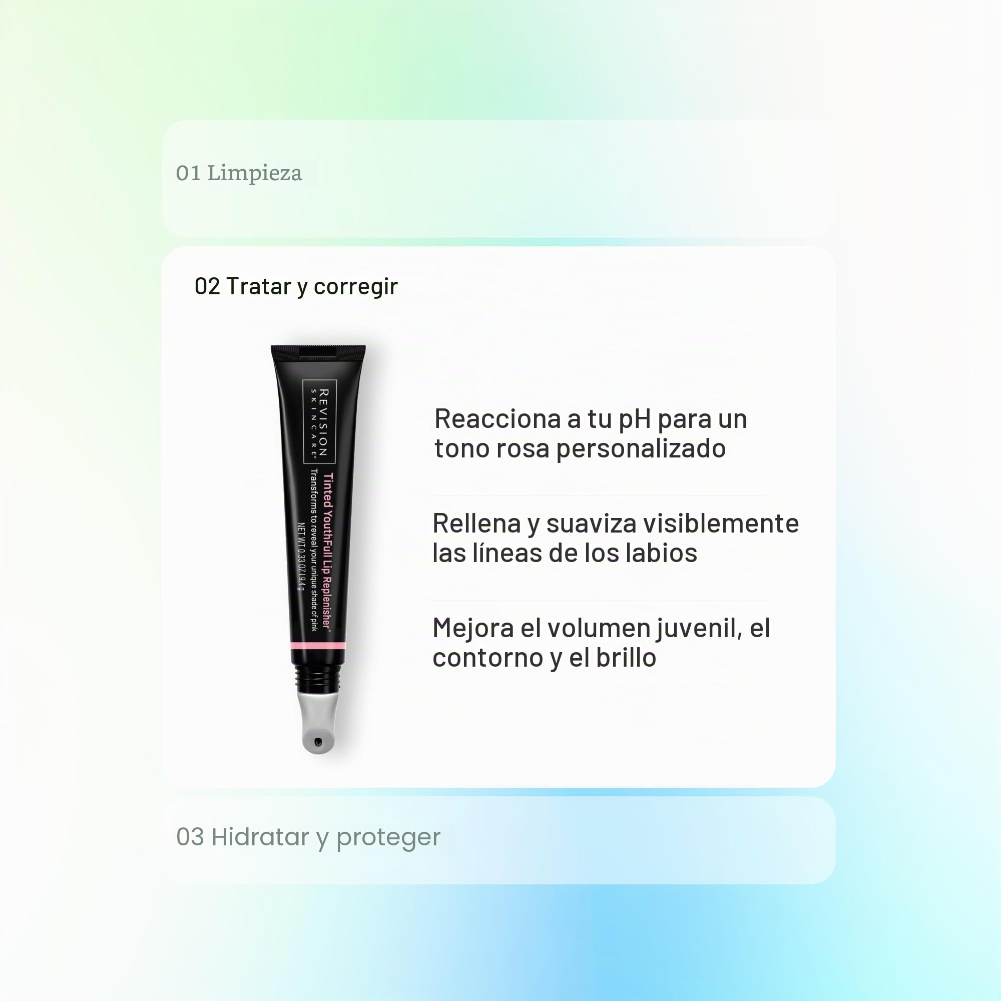 Revision Skincare YouthFull - Reabastecedor de labios, 0.33 onzas