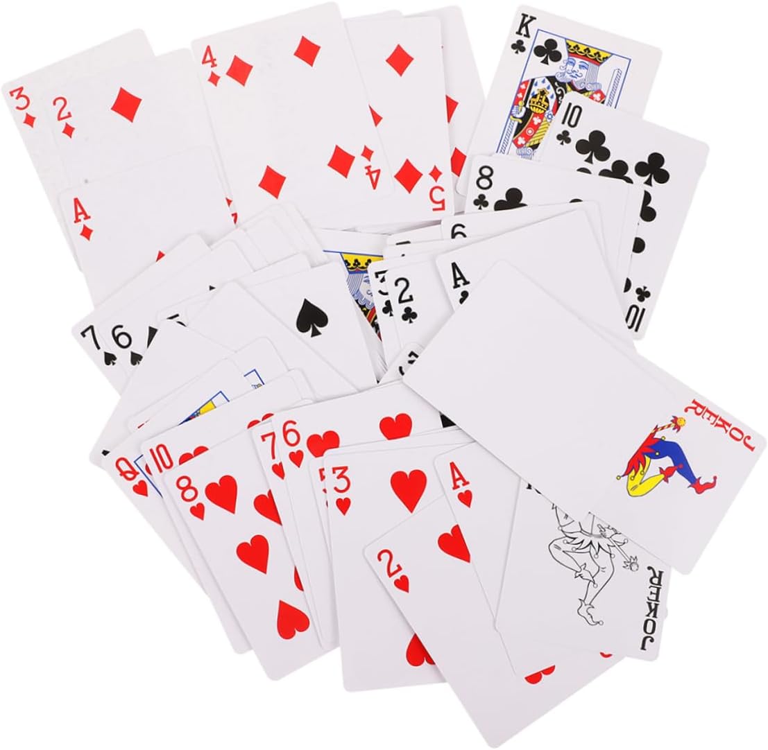 KOMBIUDA 2sets Blank for Projects Heat Transfer Ready Sublimation Paper Poker Cards for Creative Fun and Custom Designs