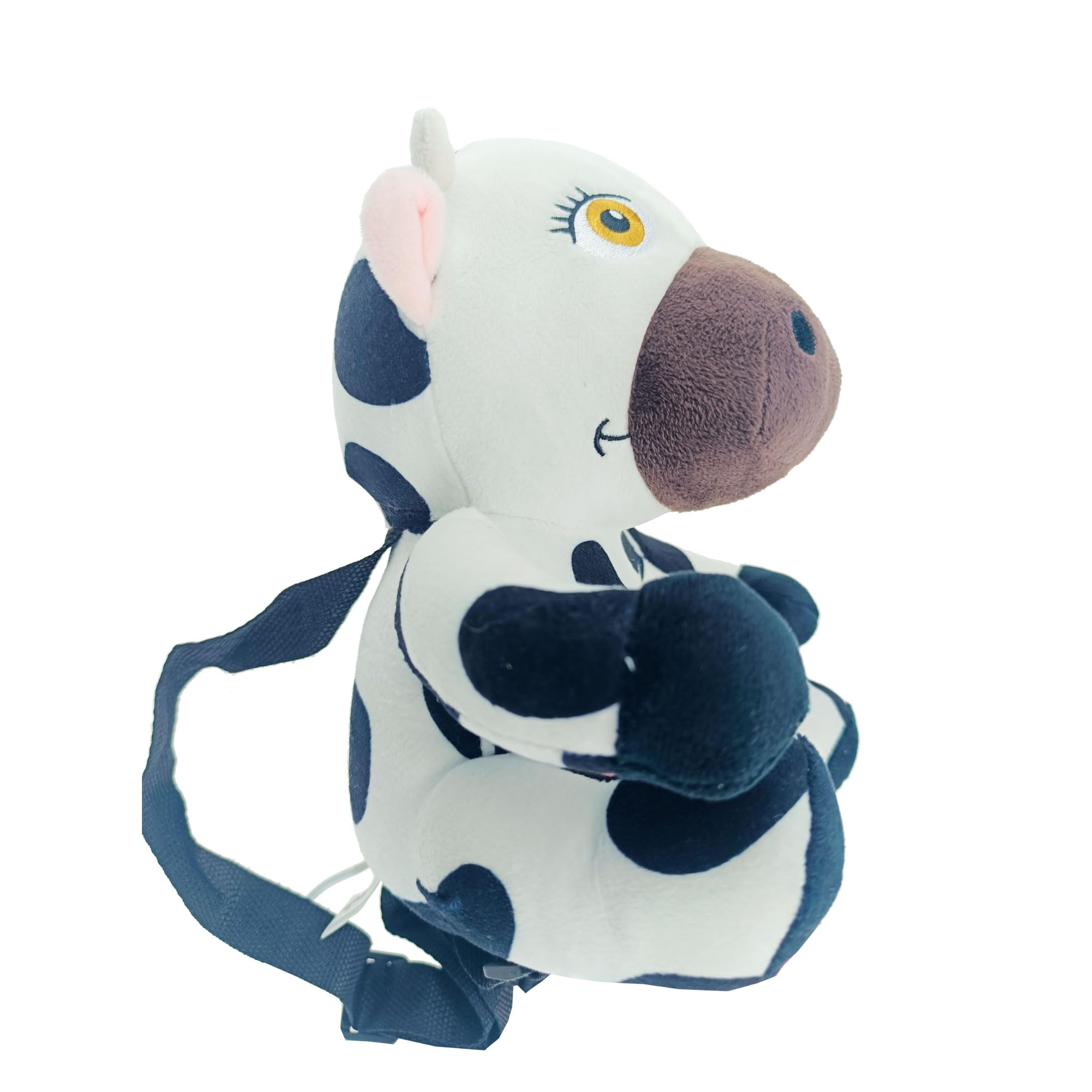 Vaca Lola con micrófono. La Granja de Zenón (Reig4936)