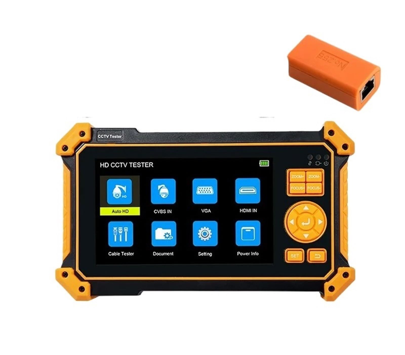 Tester wideo 5,4 cala 5200C Plus, obsługa kamer AHD/CVI/TVI/SDI/CVBS/IP Wysoka wydajność(3100plus)
