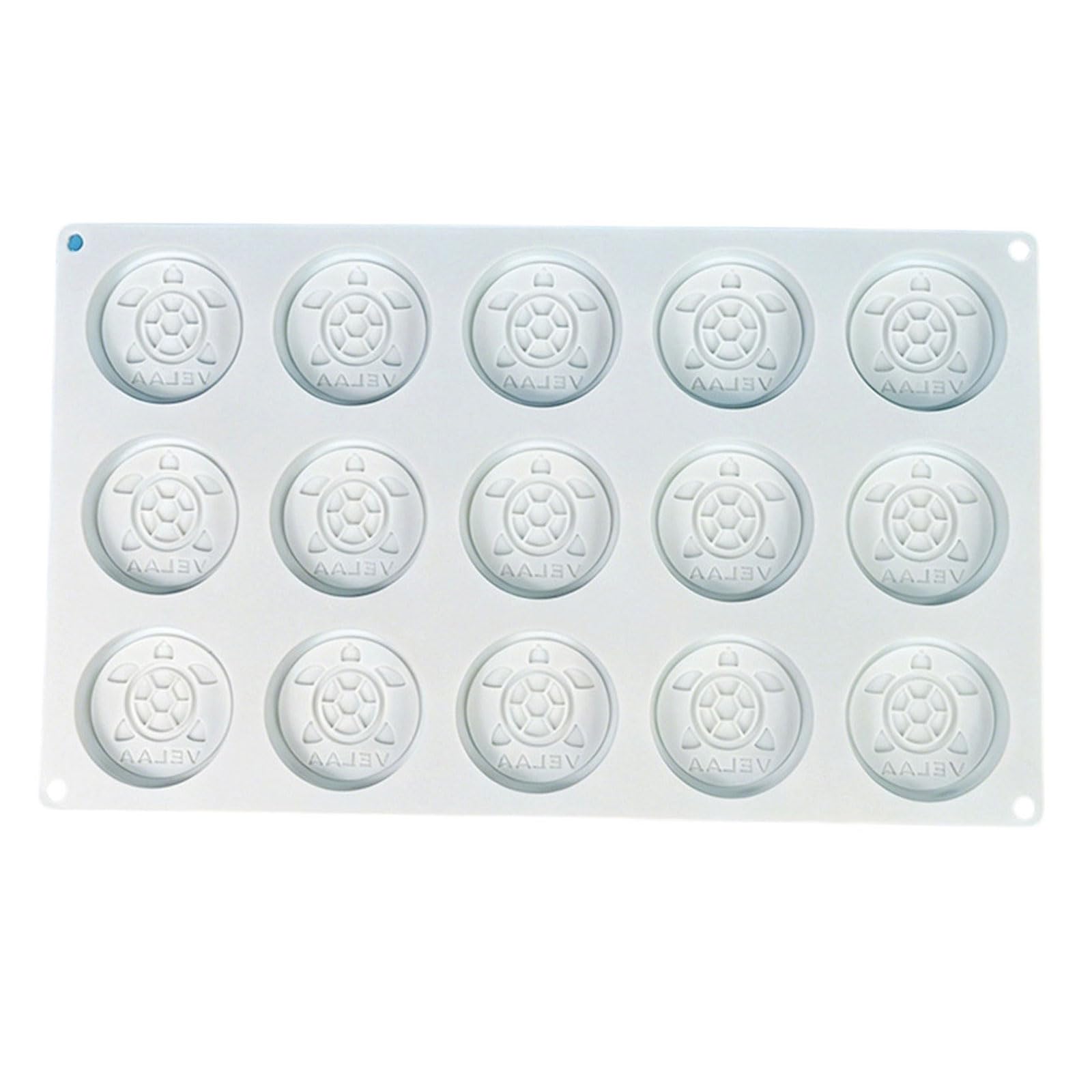 TFAOYS Silicone Sea Turtle Tray 15 Cavity Turtle Pattern for Chocolate and Wax, Integrated Form for Repeat Craft Pieces At Home