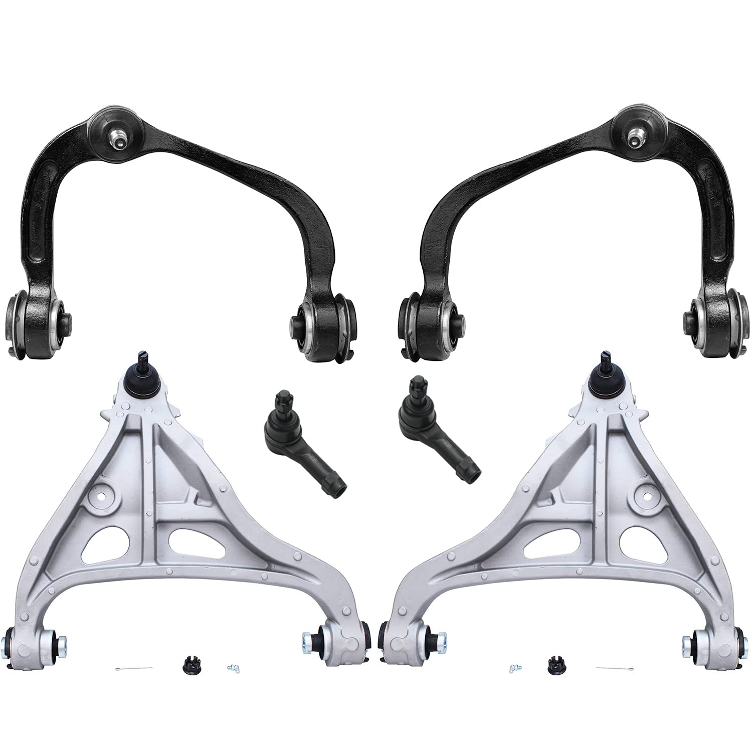 Detroit Axle - 6pc Front End Control Arms Kit for 2004-2008 Ford F-150