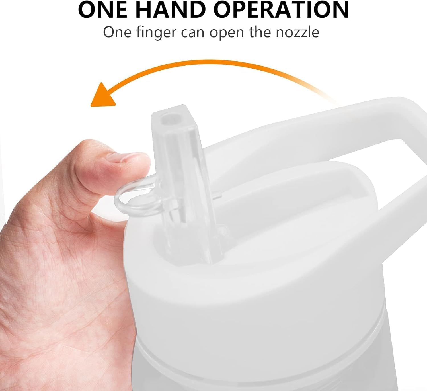 2 Borracce Sportive Trasparenti da 750 Ml A Prova di Perdite con Filtro E Tappo A Scatto, Borracce in Plastica Riutilizzabili per Palestra, Scuola, Sport E Ciclismo.