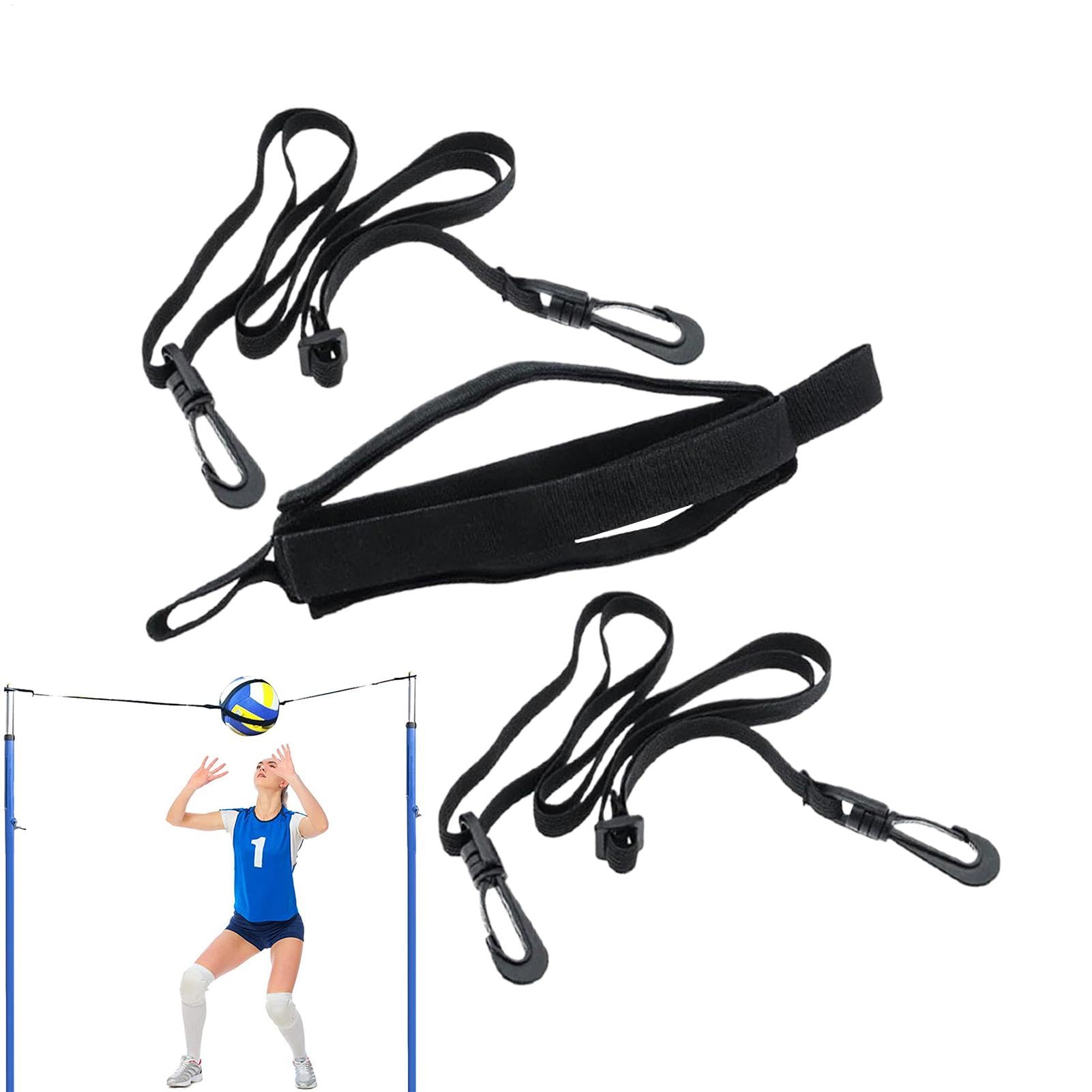 Volleyball Hitting Trainer - Outdoor Volleyball Spike | Volleyball Adjustable Training Belt | Solo Volleyball Training Aid | Volleyball Practice Equipment to Serve Set for Beginners Experts