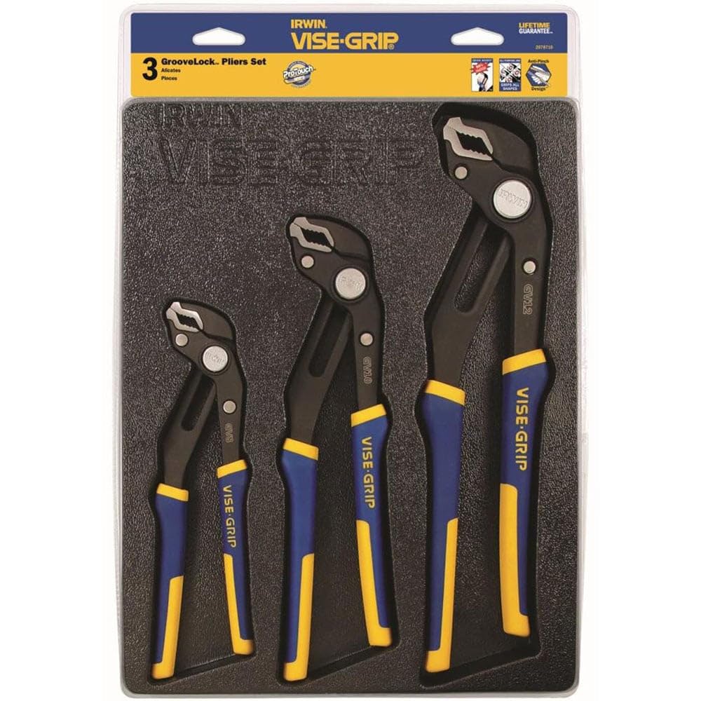 IRWIN VISE-GRIP GrooveLock Pliers Set