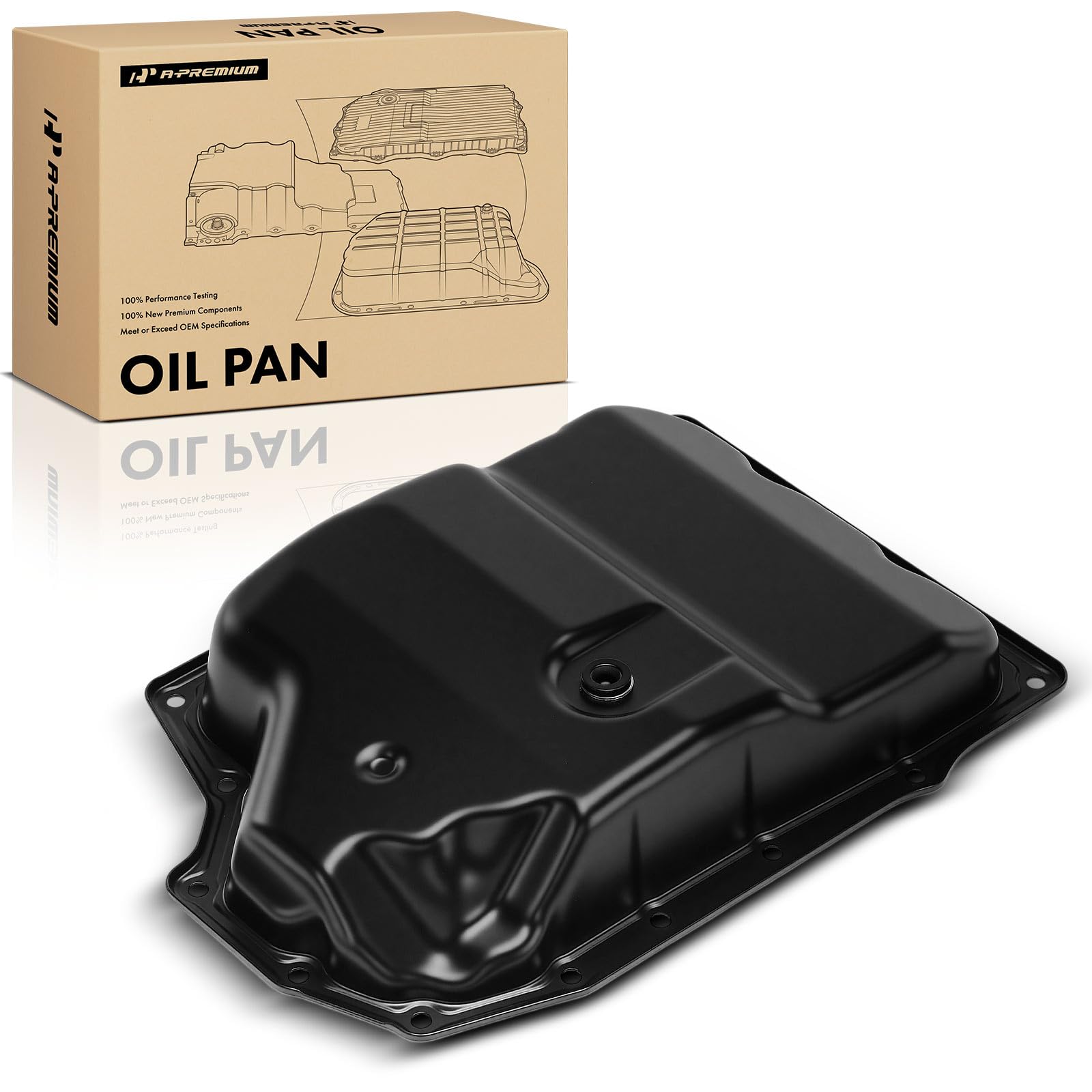 Amazon.com: A-Premium Transmission Oil Pan with Drain Plug