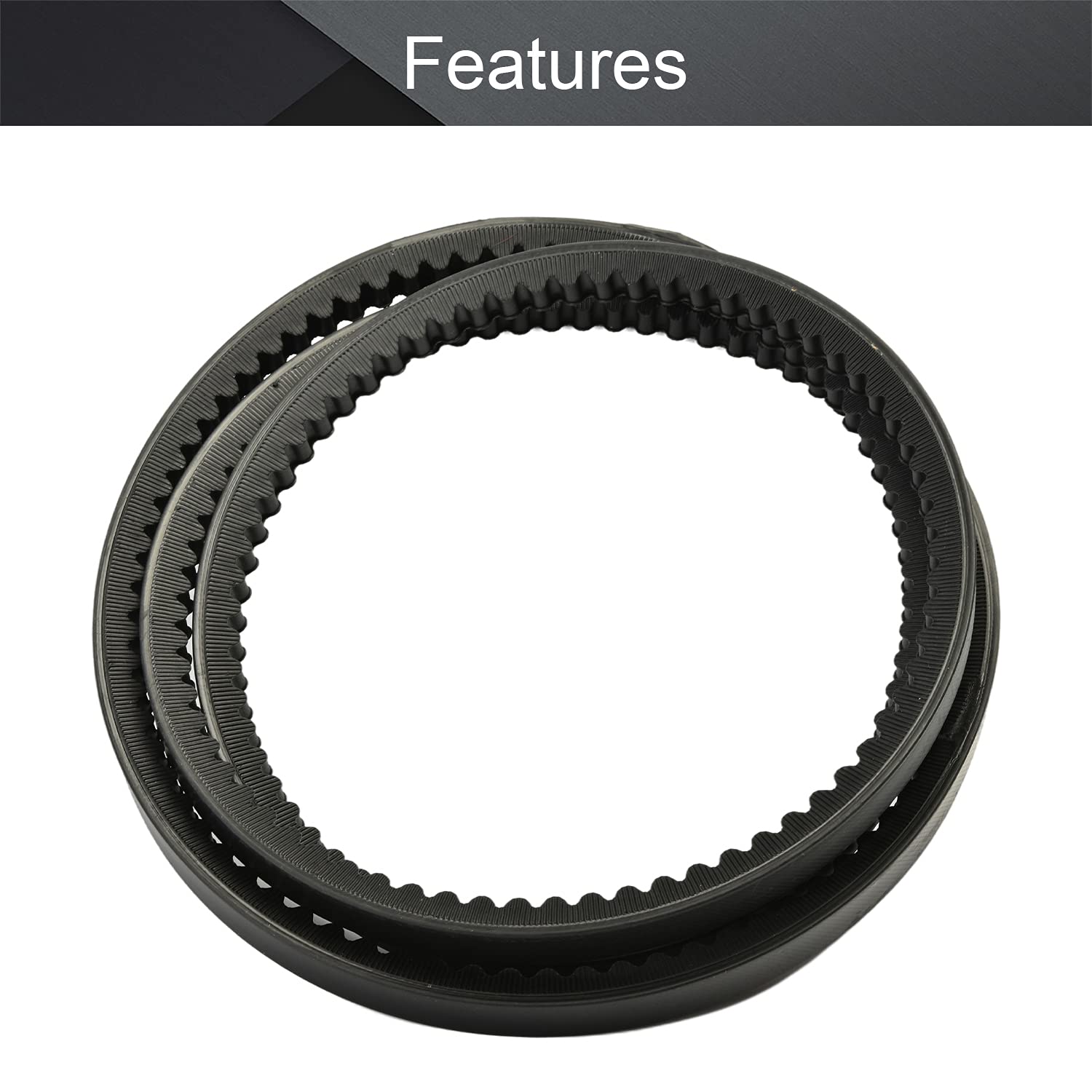 Othmro Triangle Belt Industrial Belt BX80 Drive V-Belts Inner Girth 80inch Industrial Power Rubber Drive Belt Replacement Belt Transmission Belt for Lathes Table Saws Band Saws Black — Amazon image 3
