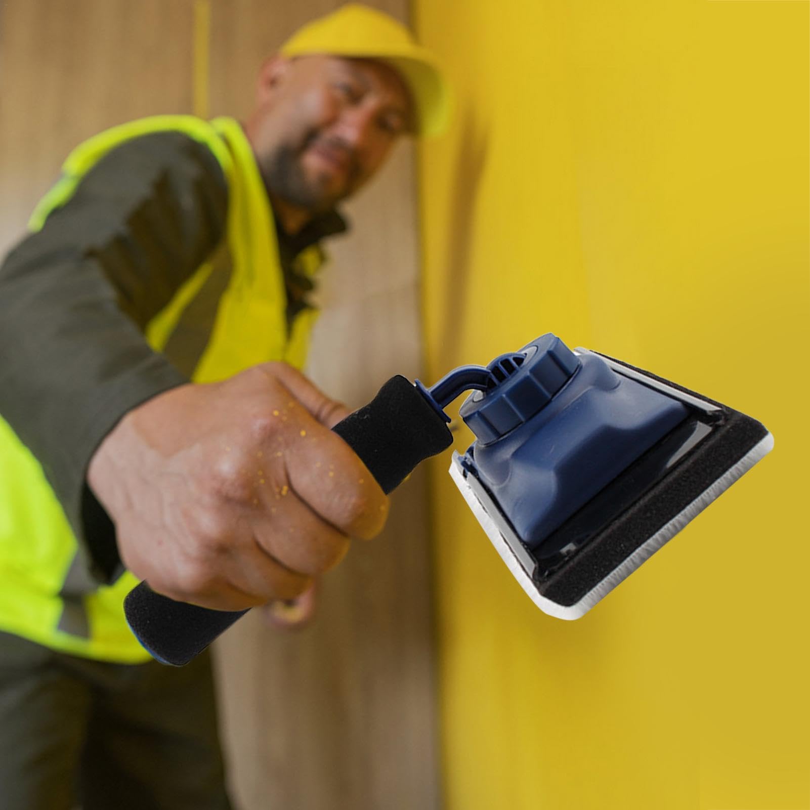 Herramienta de pintura de esquina, borde de corte de pintura ajustable, pincel ergonómico, herramientas de pintura profesionales, herramienta de pintura versátil para varios proyectos de pintura
