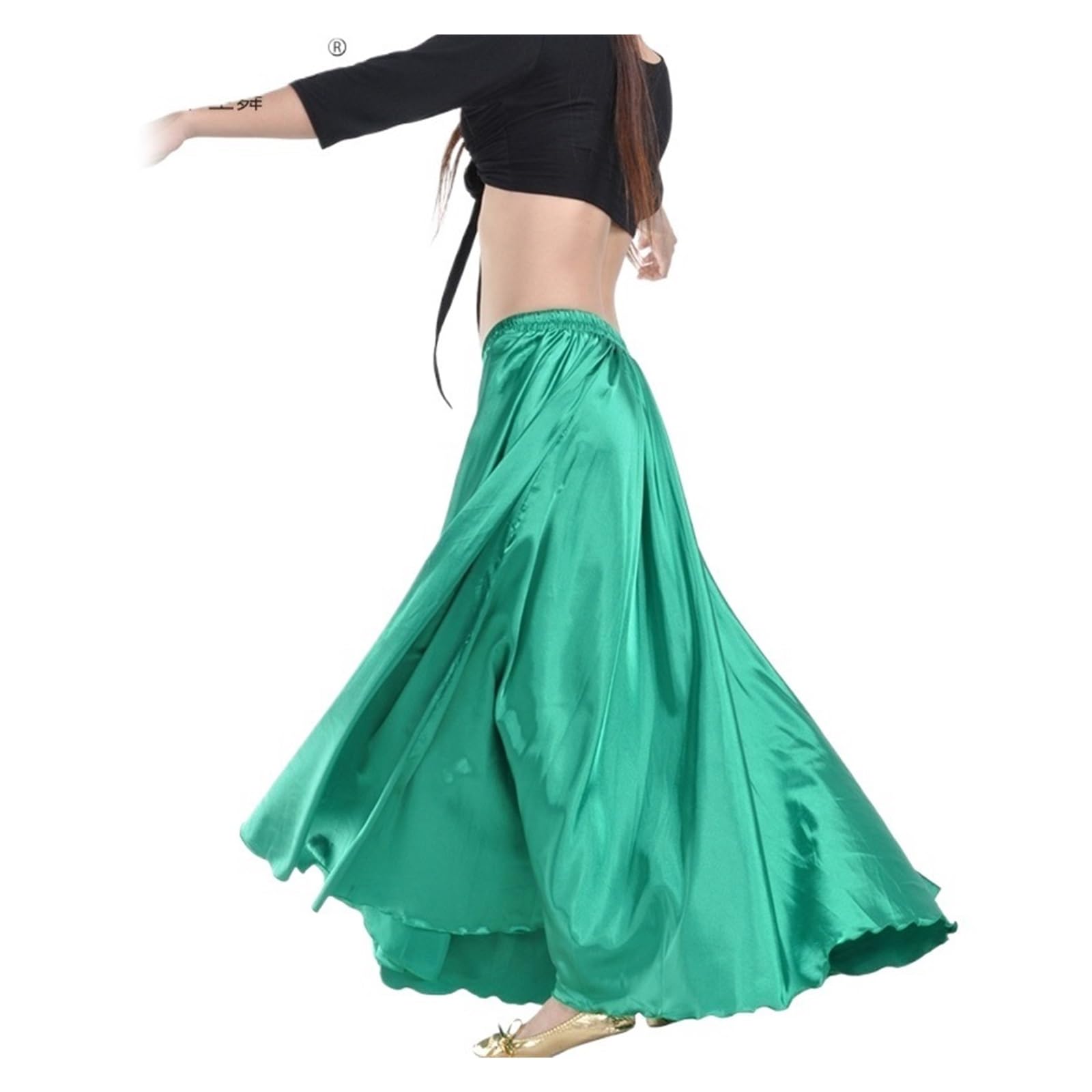 Falda De Ensayo Flamenco Mujer Faldas Largas Gitanas Para Danza