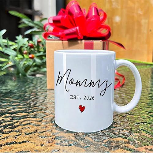 Miniatura 3 de EST 2026 - Juego de tazas de café para papá y mamá, regalos para mamá por primera vez, regalo de papá por primera vez, regalos de tazas para futuros