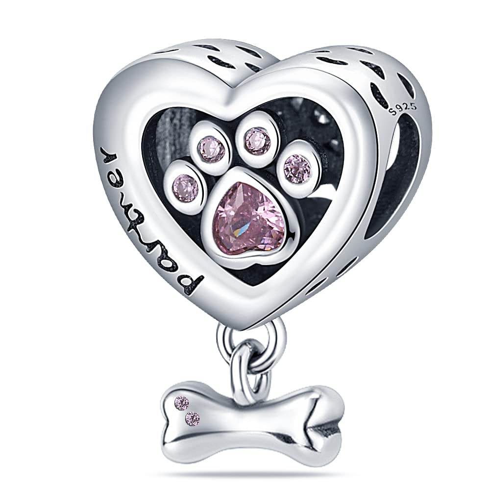 KUNSIR Charms Abalorios Colgante para mujer, plata de ley 925, compatible con pulseras y collares Pandora, compatible con pulseras europeas para mujeres y niñas