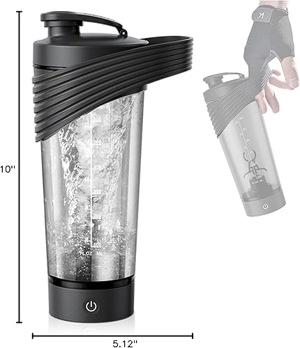 Miniatura 7 de Botellas mezcladoras eléctricas de proteínas, mezclador de proteínas de 28 onzas, mezclador portátil de gimnasio, tazas agitadoras | Recargable por