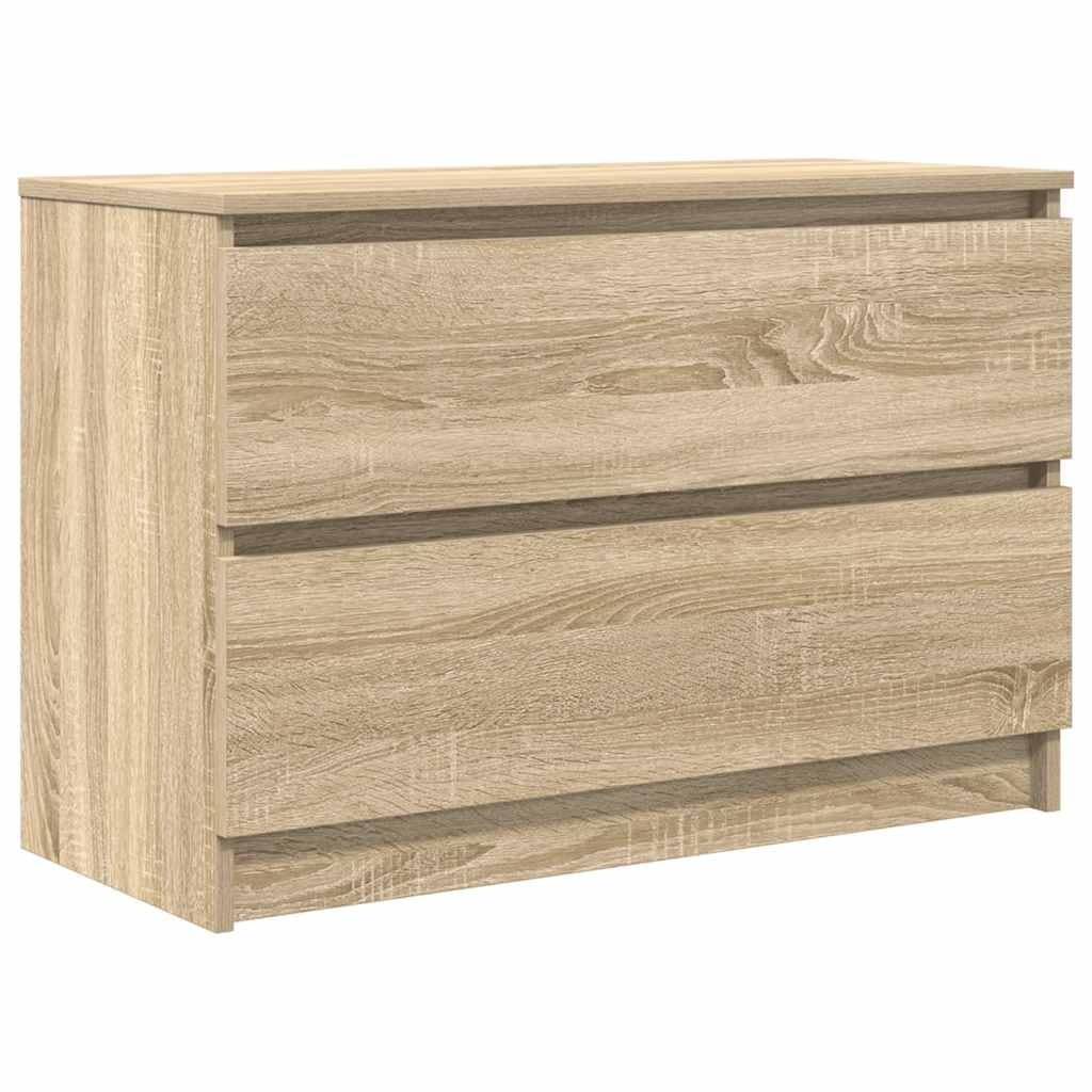 VIDAXL TV Cabinet Sonoma Oak 80x35x54 cm Engineered Wood