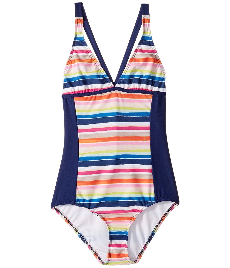 Splendid Traje de baño de una pieza Watercolor Horizon para niñas grandes